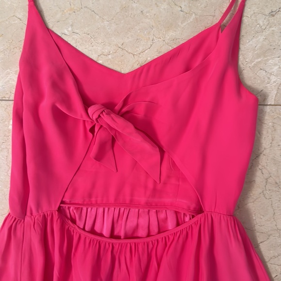 Parker Mini Dress with Tie Back 100% Silk - Picture 4 of 5